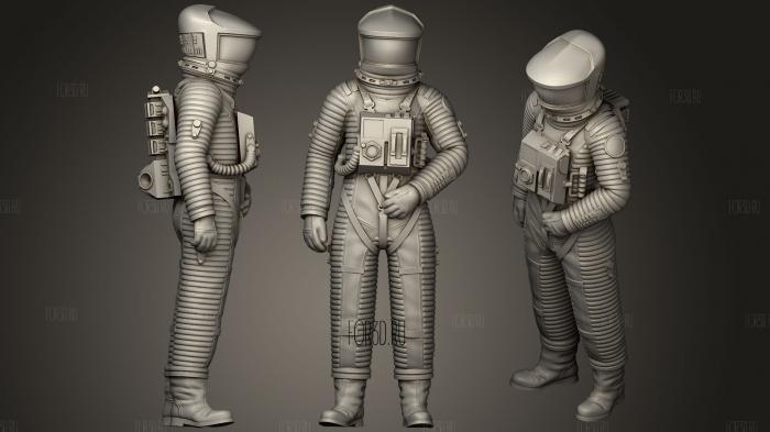 2001 Космонавт космической Одиссеи 3d stl модель для ЧПУ